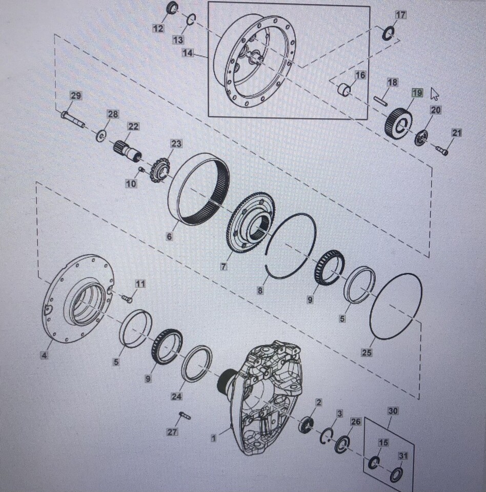 JOHN DEERE R555814/John Deere wałek zębaty/John Deere 8345R 8270R 8295R 8320R 8335R 8370R - Transmisión para Maquinaria agrícola: foto 1 JOHN DEERE R555814/John Deere wałek zębaty/John Deere 8345R 8270R 8295R 8320R 8335R 8370R - Transmisión para Maquinaria agrícola: foto 1
