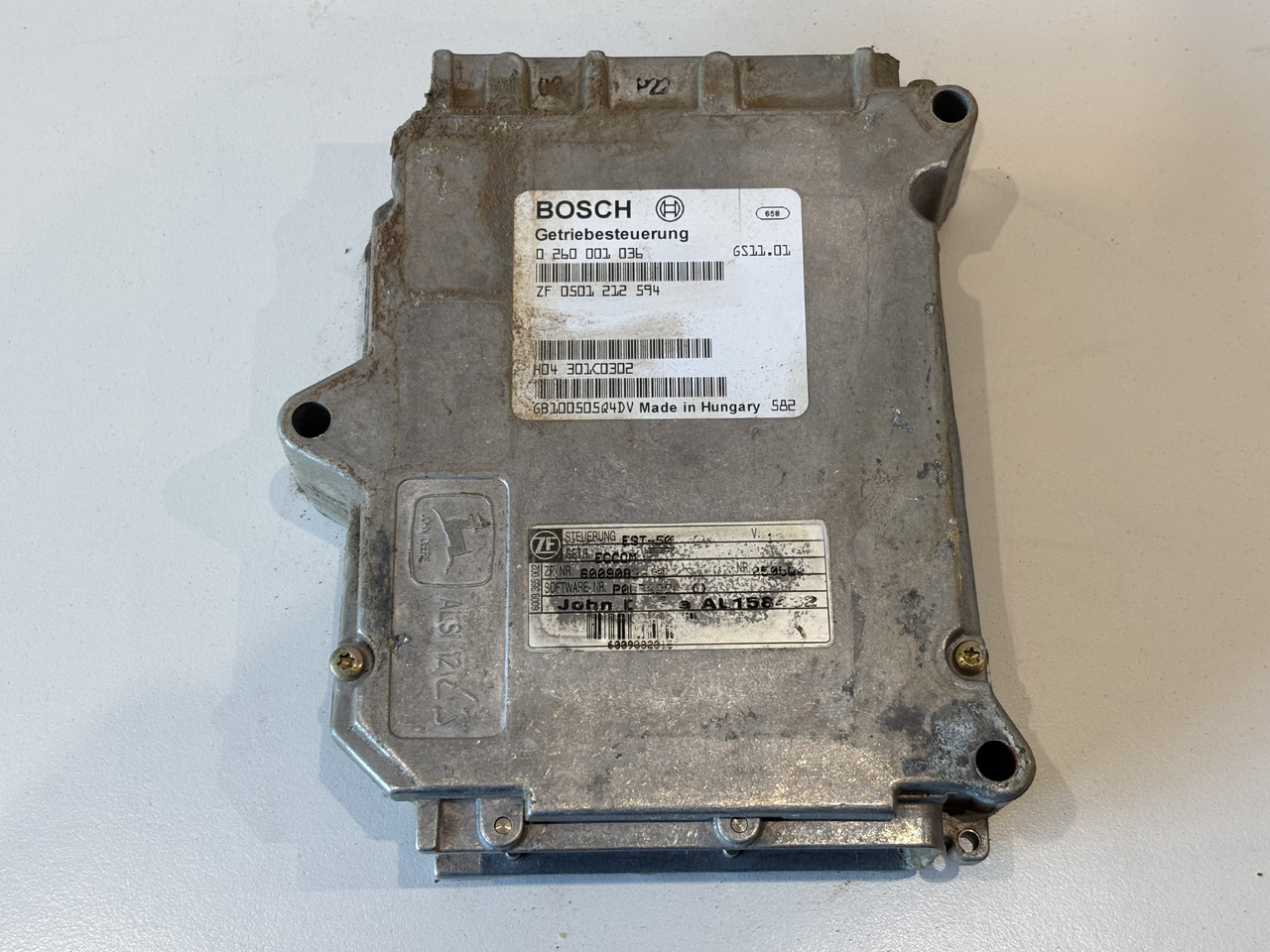 John Deere 6920 Moduł Sterownik AL158432 Bosch 0260001036 ZF 0501212594 - Sistema eléctrico para Maquinaria agrícola: foto 1 John Deere 6920 Moduł Sterownik AL158432 Bosch 0260001036 ZF 0501212594 - Sistema eléctrico para Maquinaria agrícola: foto 1