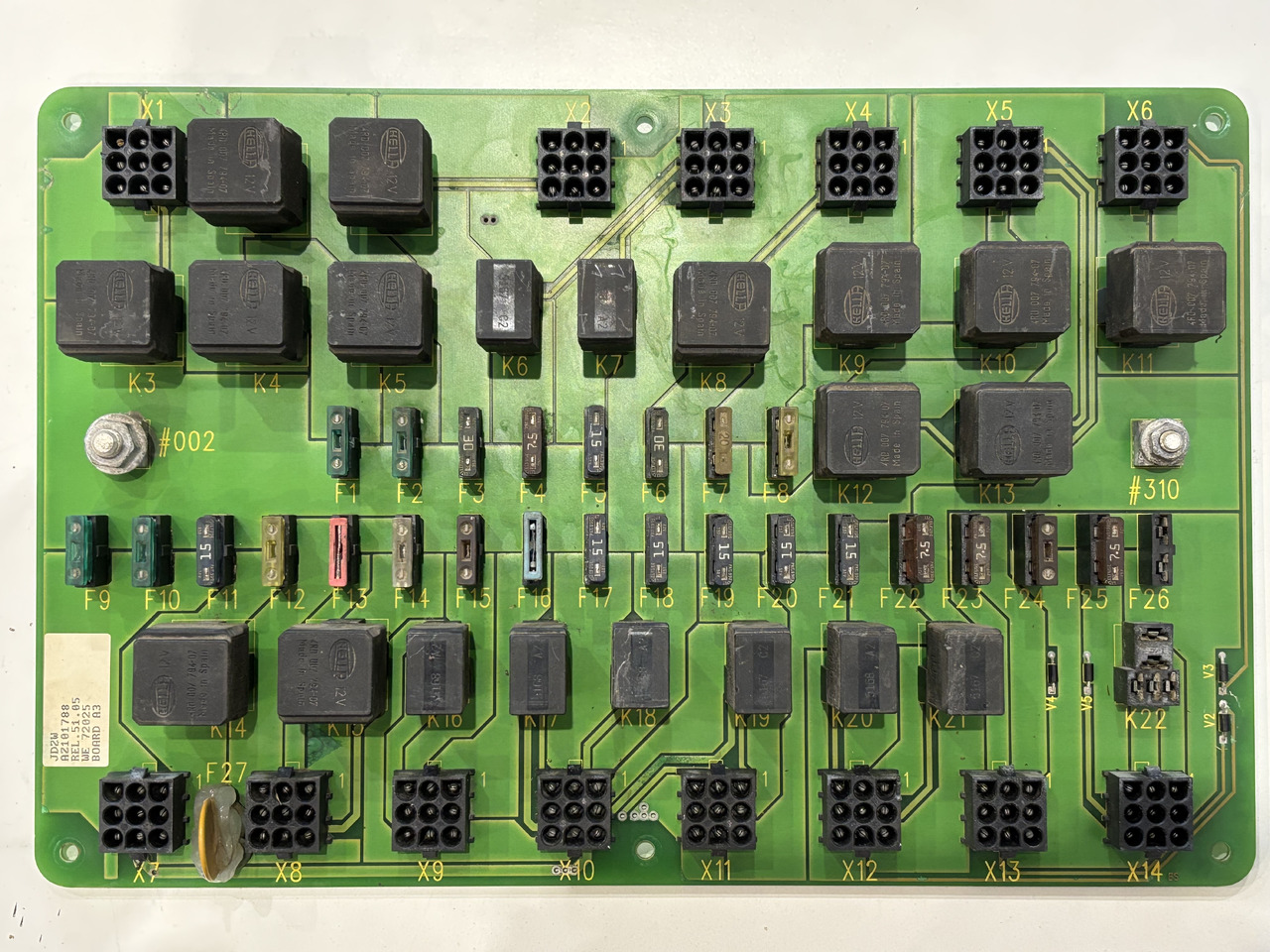 John Deere AZ101788 Płyta Elektroniczna Elektryczna Sterująca Bezpieczniki Przekaźniki - Unidad de control para Maquinaria agrícola: foto 1 John Deere AZ101788 Płyta Elektroniczna Elektryczna Sterująca Bezpieczniki Przekaźniki - Unidad de control para Maquinaria agrícola: foto 1