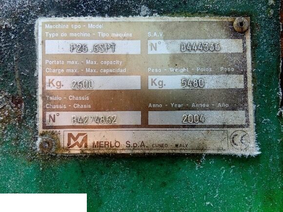 ŁADOWARKA TELESKOPOWA Merlo p26.6 spt - CZĘŚCI - ATAK - Transmisión para Maquinaria agrícola: foto 5 ŁADOWARKA TELESKOPOWA Merlo p26.6 spt - CZĘŚCI - ATAK - Transmisión para Maquinaria agrícola: foto 5