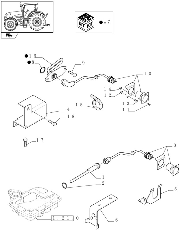 New Holland T6010 T6070 Nagrzewnica 110v 84130678 - Calefacción/ Ventilación para Tractor: foto 1 New Holland T6010 T6070 Nagrzewnica 110v 84130678 - Calefacción/ Ventilación para Tractor: foto 1