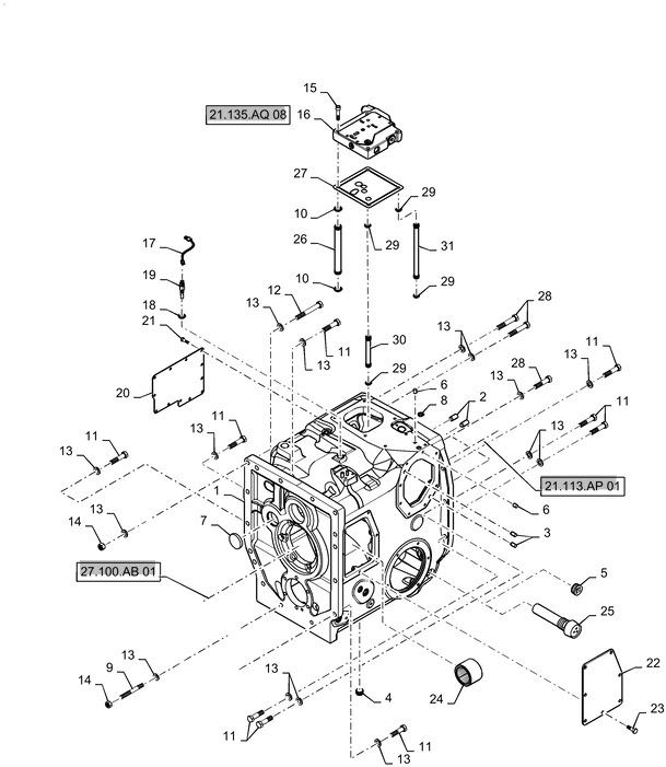 New Holland T6090 T6070 Nagrzewnica 536850R1 - Calefacción/ Ventilación para Tractor: foto 1 New Holland T6090 T6070 Nagrzewnica 536850R1 - Calefacción/ Ventilación para Tractor: foto 1