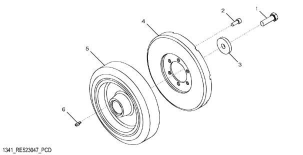 RE57604 John Deere 8345R - Tłumik skrętny - Motor y piezas para Maquinaria agrícola: foto 1 RE57604 John Deere 8345R - Tłumik skrętny - Motor y piezas para Maquinaria agrícola: foto 1