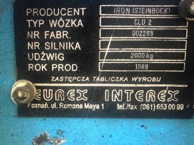 Wózek Widłowy Clark Linde Promag Bułgar Irion - Carretilla elevadora: foto 5 Wózek Widłowy Clark Linde Promag Bułgar Irion - Carretilla elevadora: foto 5