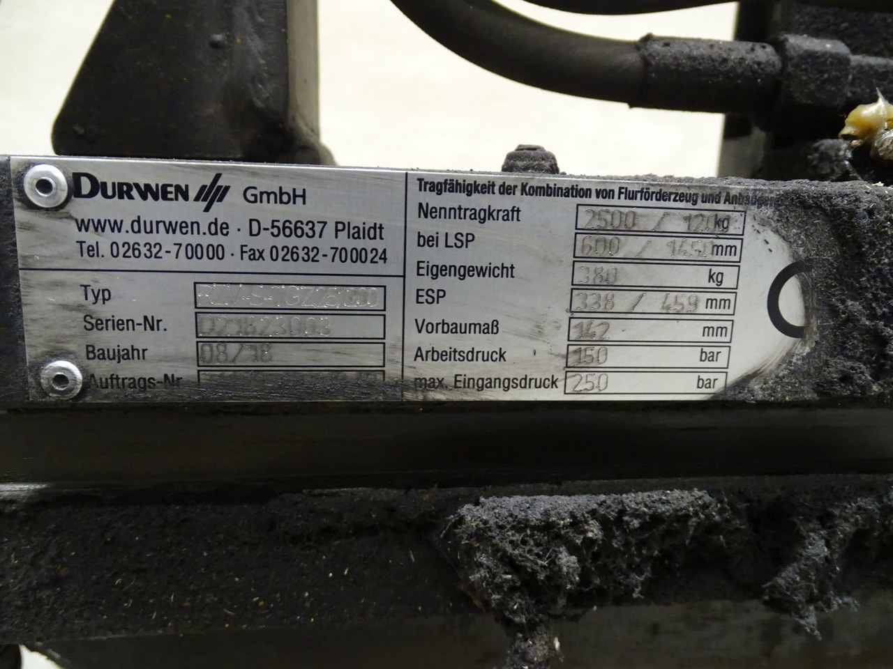 Durwen RZV-STG725 - Implemento para Equipo de manutención: foto 3 Durwen RZV-STG725 - Implemento para Equipo de manutención: foto 3