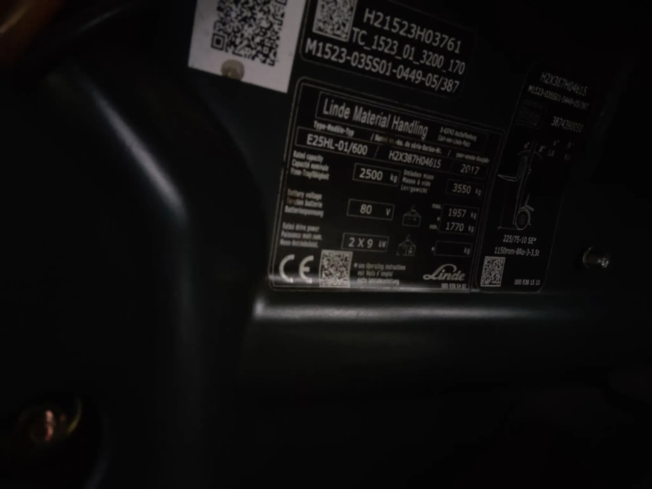 Linde E25HL-01/600 - Carretilla elevadora eléctrica: foto 5 Linde E25HL-01/600 - Carretilla elevadora eléctrica: foto 5