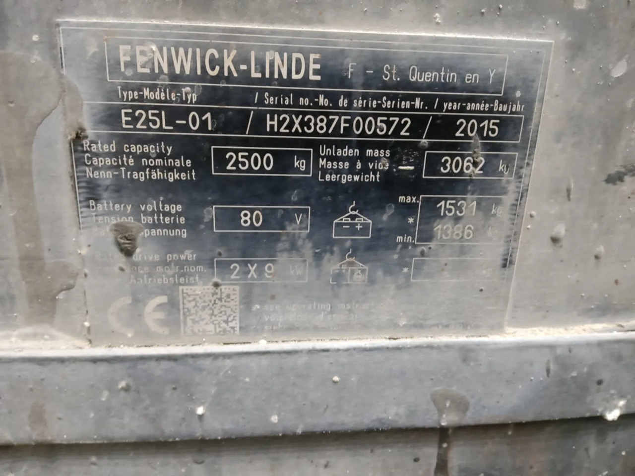 Linde E25L-01 - Carretilla elevadora eléctrica: foto 5 Linde E25L-01 - Carretilla elevadora eléctrica: foto 5