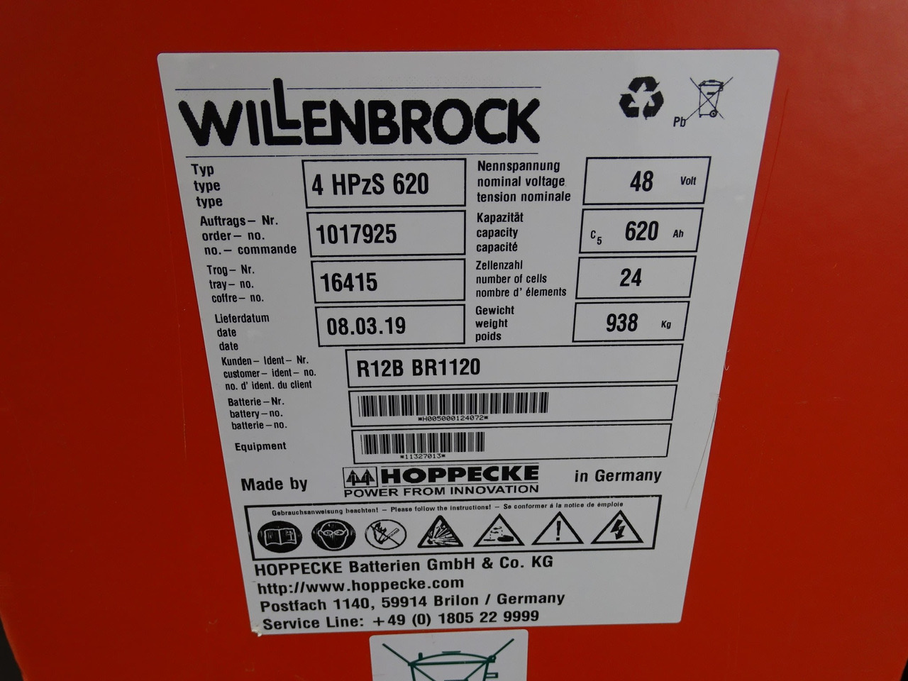 Linde R12B-01 - Retráctil: foto 5 Linde R12B-01 - Retráctil: foto 5