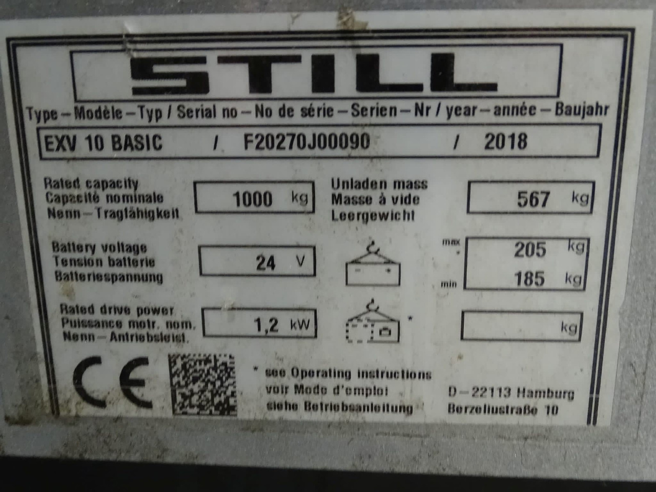 STILL EXV10 - Apilador: foto 2 STILL EXV10 - Apilador: foto 2