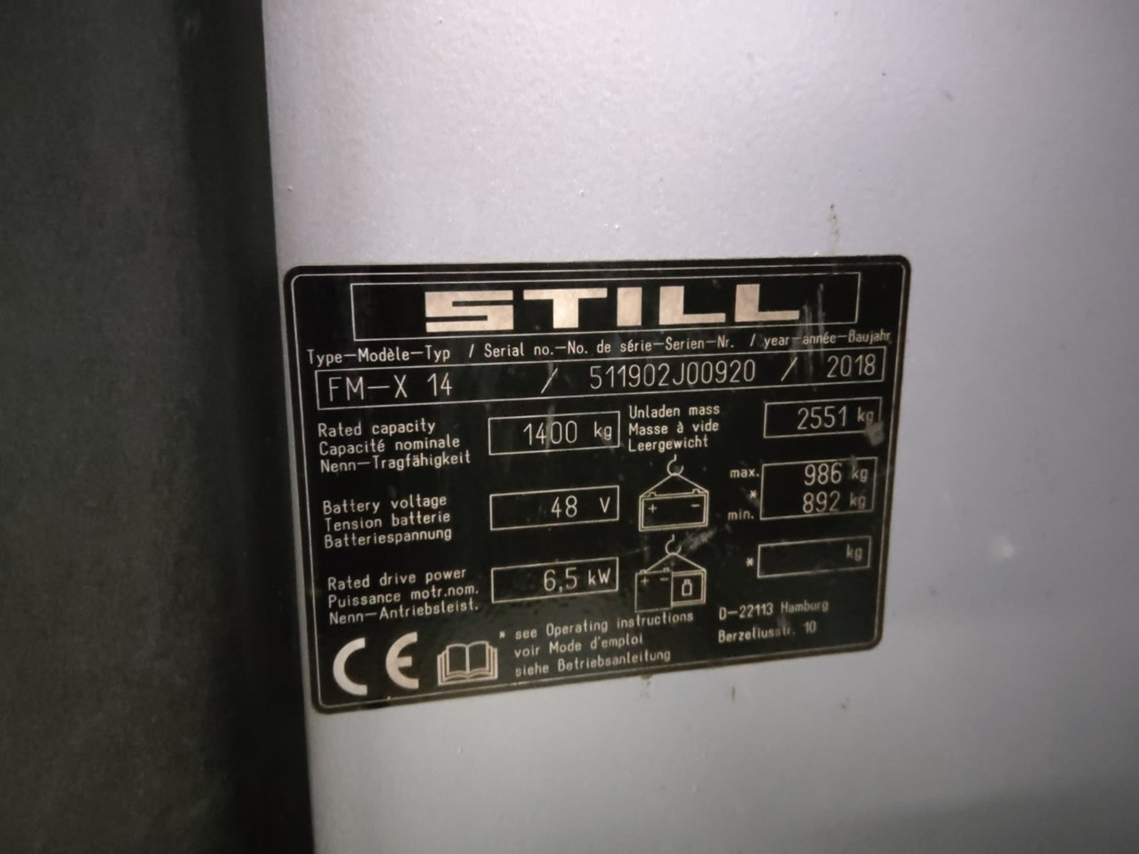 STILL FM-X14 - Retráctil: foto 4 STILL FM-X14 - Retráctil: foto 4