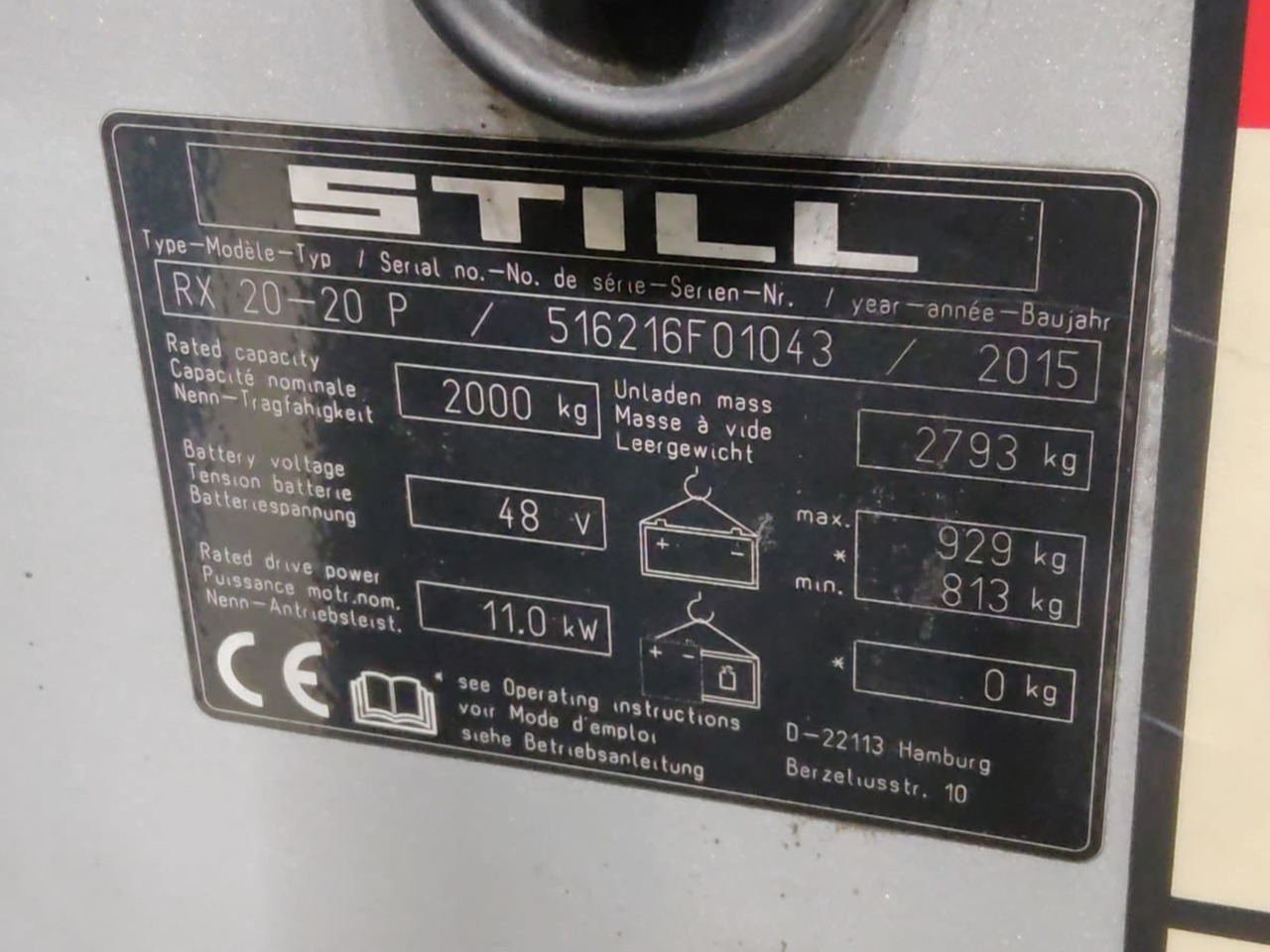 STILL RX20-20P - Carretilla elevadora eléctrica: foto 4 STILL RX20-20P - Carretilla elevadora eléctrica: foto 4