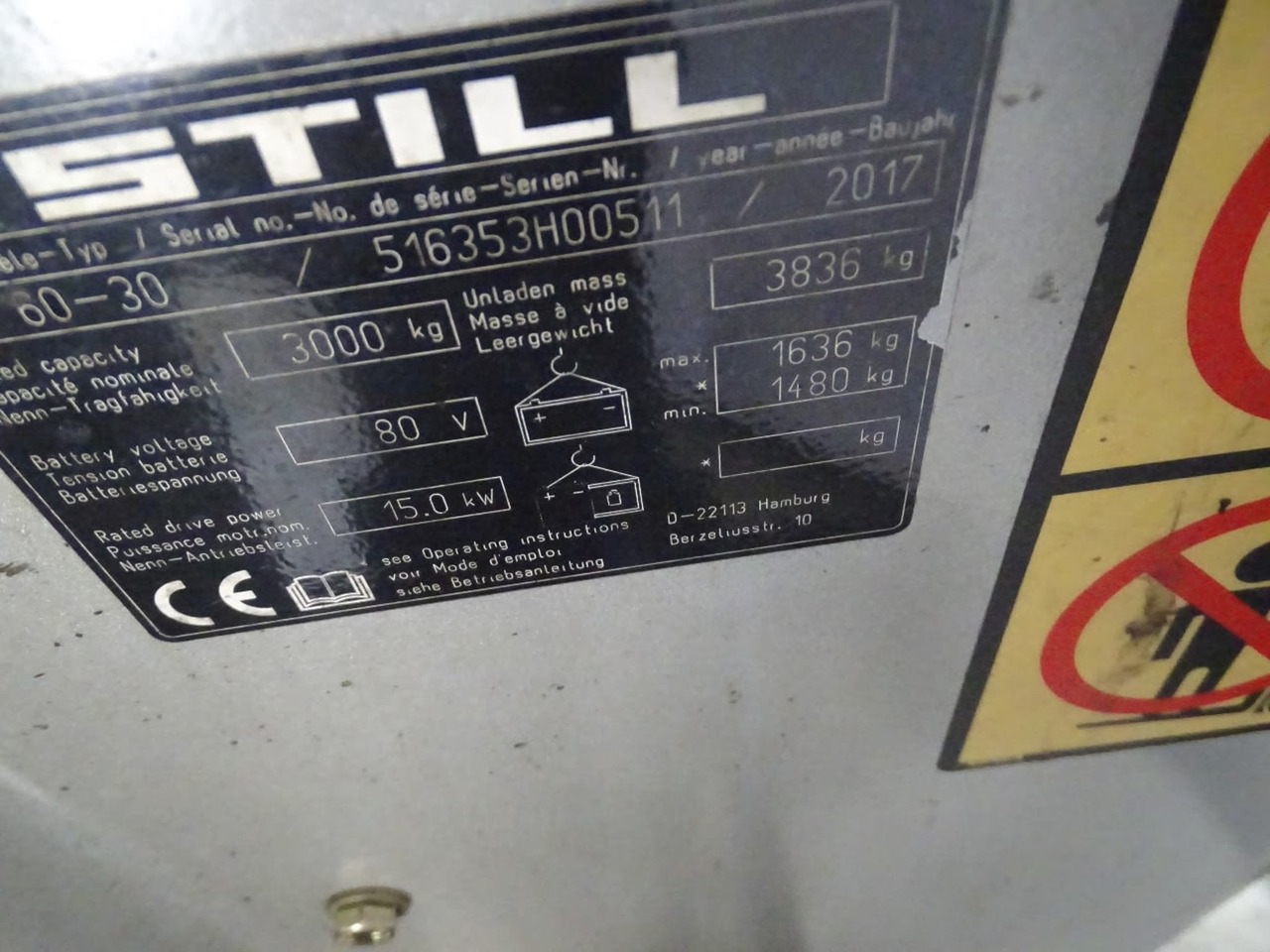 STILL RX60-30 - Carretilla elevadora eléctrica: foto 5 STILL RX60-30 - Carretilla elevadora eléctrica: foto 5