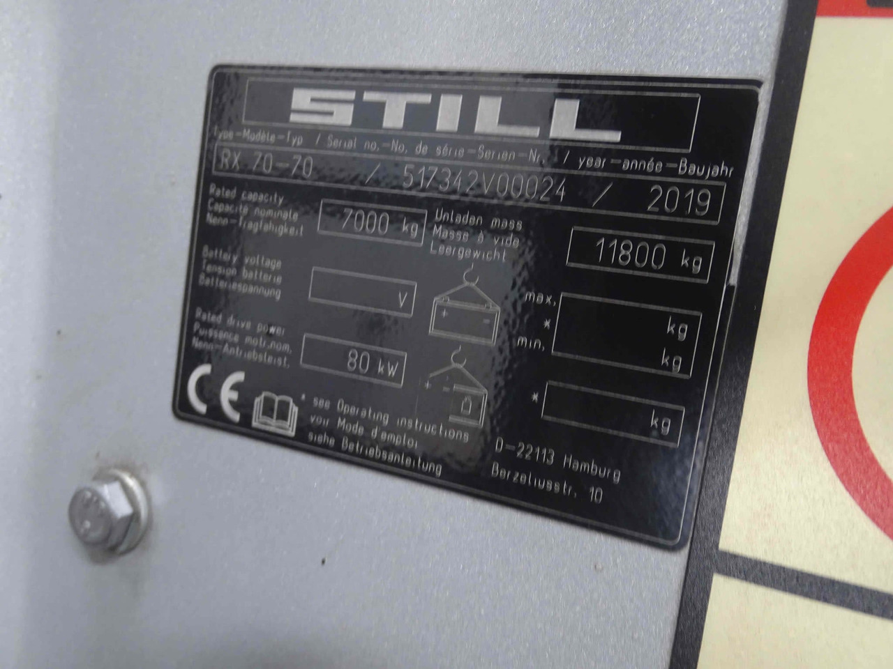 STILL RX70-70 - Carretilla elevadora diésel: foto 5 STILL RX70-70 - Carretilla elevadora diésel: foto 5