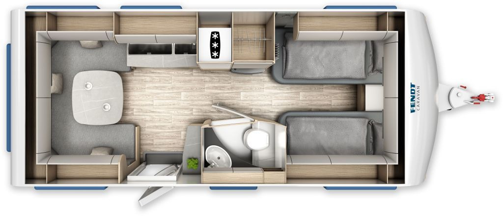 Fendt Bianco Selection 515 SG 2026 mit Extras - Caravana: foto 2 Fendt Bianco Selection 515 SG 2026 mit Extras - Caravana: foto 2