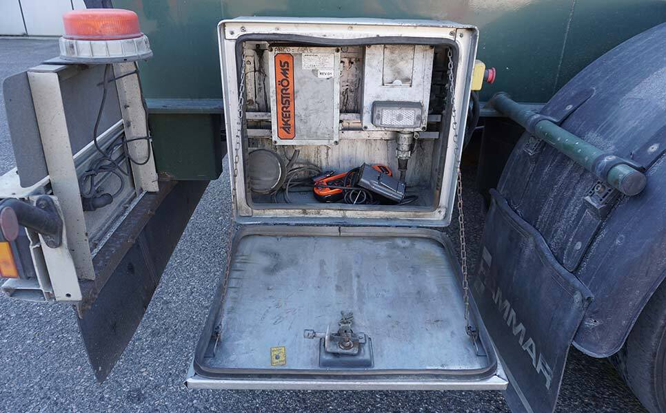 Semirremolque portacontenedore/ Intercambiable para transporte de contenedores Hammar 195 S, Sideloader, 33 tonnes SWL (20'-40'): foto 9 Semirremolque portacontenedore/ Intercambiable para transporte de contenedores Hammar 195 S, Sideloader, 33 tonnes SWL (20'-40'): foto 9