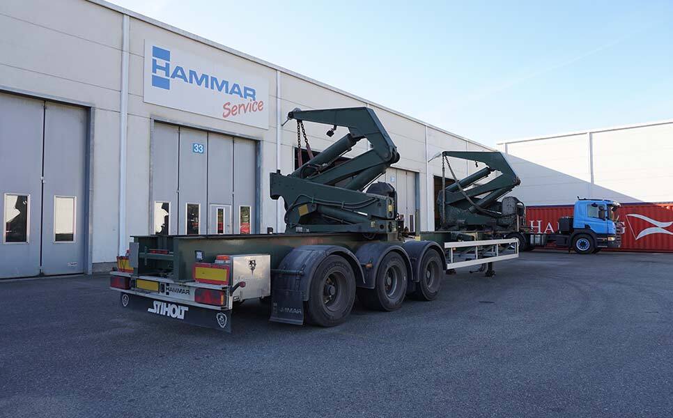 Semirremolque portacontenedore/ Intercambiable para transporte de contenedores Hammar 195 S, Sideloader, 33 tonnes SWL (20'-40'): foto 8 Semirremolque portacontenedore/ Intercambiable para transporte de contenedores Hammar 195 S, Sideloader, 33 tonnes SWL (20'-40'): foto 8