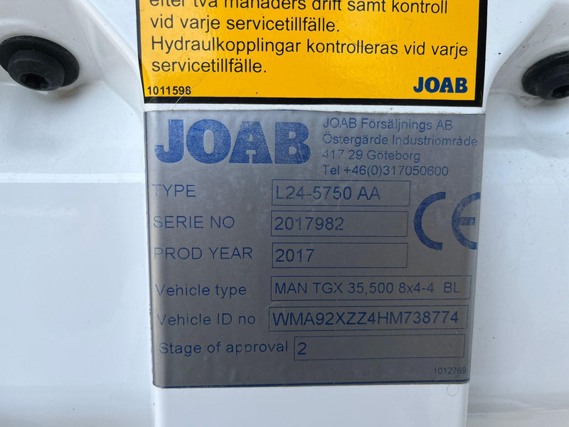 Camión multibasculante MAN TGX 35.500 8x4*4 JOAB L24 L=5750: foto 14 Camión multibasculante MAN TGX 35.500 8x4*4 JOAB L24 L=5750: foto 14