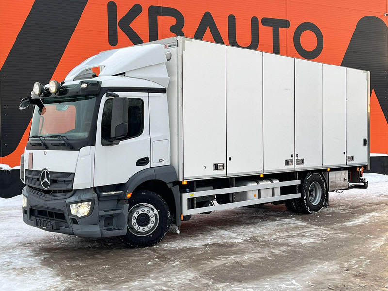 Mercedes-Benz Antos 1830 4x2 EURO 6 ! / BOX L=7593 mm - Camión caja cerrada: foto 1 Mercedes-Benz Antos 1830 4x2 EURO 6 ! / BOX L=7593 mm - Camión caja cerrada: foto 1