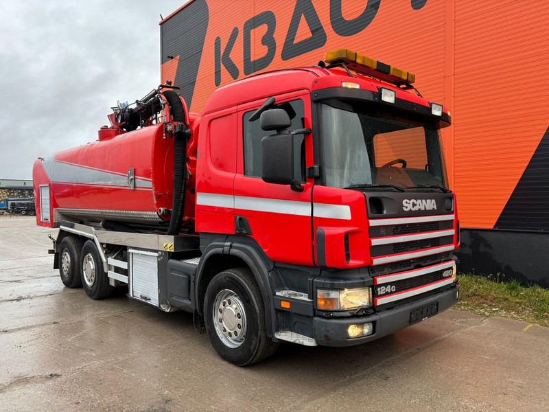 Scania P 124 6x2*4 KORP&SON / TANK 8000 l / VACUUM Wittig RFW260 / PRESSURE Uraca DK716 140 bar / 400 l/min - Limpieza de alcantarillado: foto 3 Scania P 124 6x2*4 KORP&SON / TANK 8000 l / VACUUM Wittig RFW260 / PRESSURE Uraca DK716 140 bar / 400 l/min - Limpieza de alcantarillado: foto 3