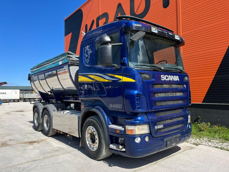 Scania R 480 6x4 RETARDER / FULL STEEL / BIG AXLES / BOX L=4635 mm - Camión volquete: foto 4 Scania R 480 6x4 RETARDER / FULL STEEL / BIG AXLES / BOX L=4635 mm - Camión volquete: foto 4
