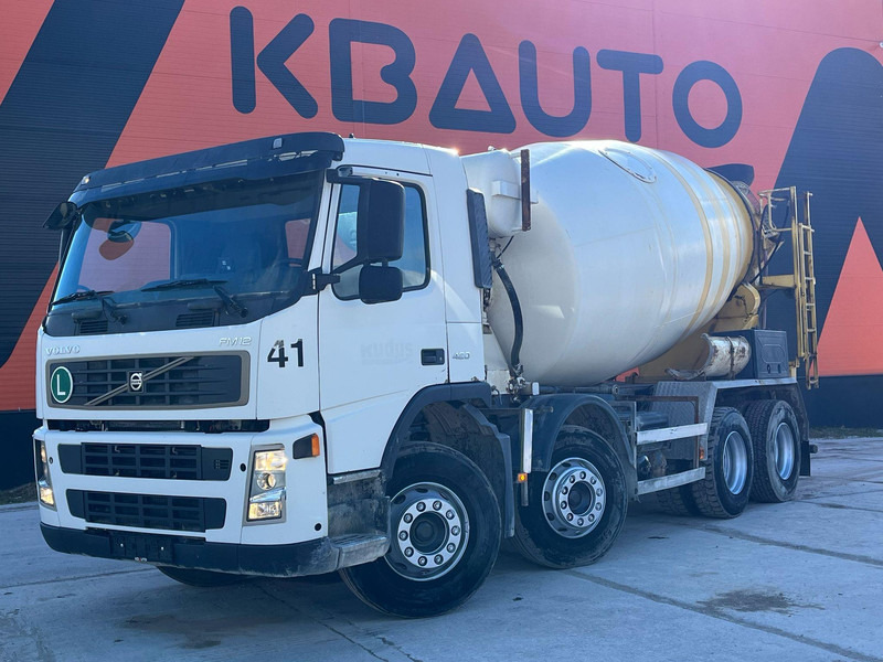 Volvo FM 12 420 8x4 INTERMIX IMF 10 m3 / FULL STEEL / ANALOG TACHOGAPH - Camión hormigonera: foto 1 Volvo FM 12 420 8x4 INTERMIX IMF 10 m3 / FULL STEEL / ANALOG TACHOGAPH - Camión hormigonera: foto 1