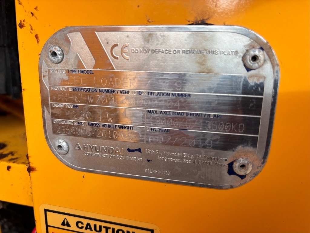 Cargadora de ruedas Hyundai HL 970 - HL970 - HL 975: foto 34 Cargadora de ruedas Hyundai HL 970 - HL970 - HL 975: foto 34