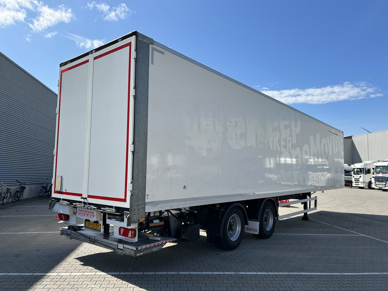 Groenewegen DRO-14-18 B / Box / Laadklep / Stuuras / APK 08-26 - Semirremolque caja cerrada: foto 2 Groenewegen DRO-14-18 B / Box / Laadklep / Stuuras / APK 08-26 - Semirremolque caja cerrada: foto 2