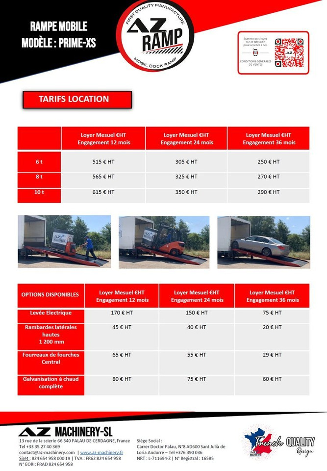 **RENTAL 12-24-36 Month** AZ RAMP-PRIME XS-6 . Industrial Mobil Loading Ramp - Rampa de carga: foto 2 **RENTAL 12-24-36 Month** AZ RAMP-PRIME XS-6 . Industrial Mobil Loading Ramp - Rampa de carga: foto 2