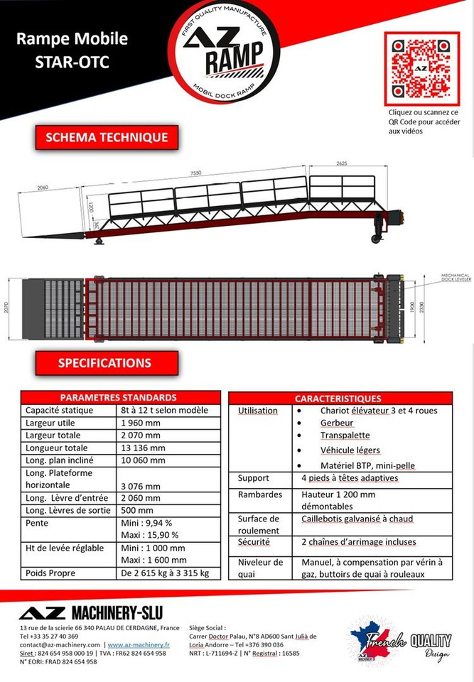 **RENTAL 12-24-36 Month** Loading Ramp AZ RAMP - STAR- 8T - Rampa de carga: foto 4 **RENTAL 12-24-36 Month** Loading Ramp AZ RAMP - STAR- 8T - Rampa de carga: foto 4