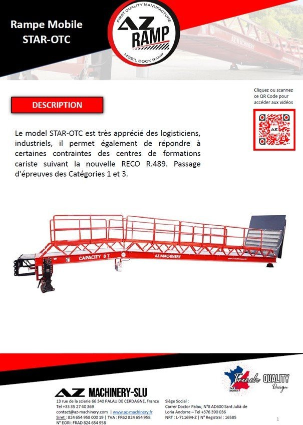 **RENTAL 12-24-36 Month** Loading Ramp AZ RAMP - STAR- 8T - Rampa de carga: foto 3 **RENTAL 12-24-36 Month** Loading Ramp AZ RAMP - STAR- 8T - Rampa de carga: foto 3