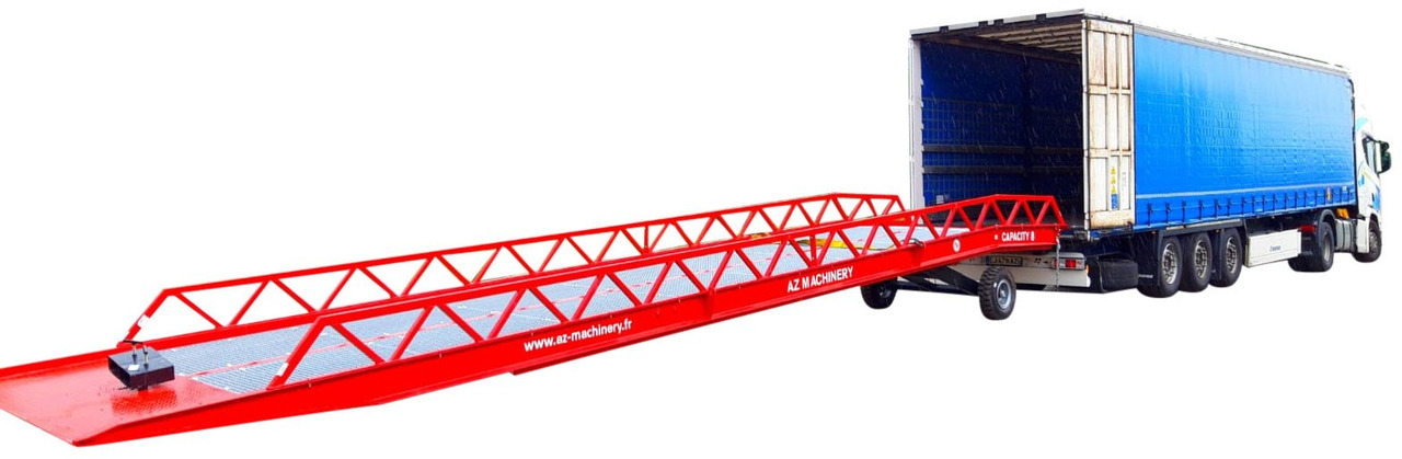 **RENTAL** AZ RAMP-EASY XL-8 . Mobil Loading Ramp WIDE With Level Off, 8 t Capacity - Rampa de carga: foto 1 **RENTAL** AZ RAMP-EASY XL-8 . Mobil Loading Ramp WIDE With Level Off, 8 t Capacity - Rampa de carga: foto 1