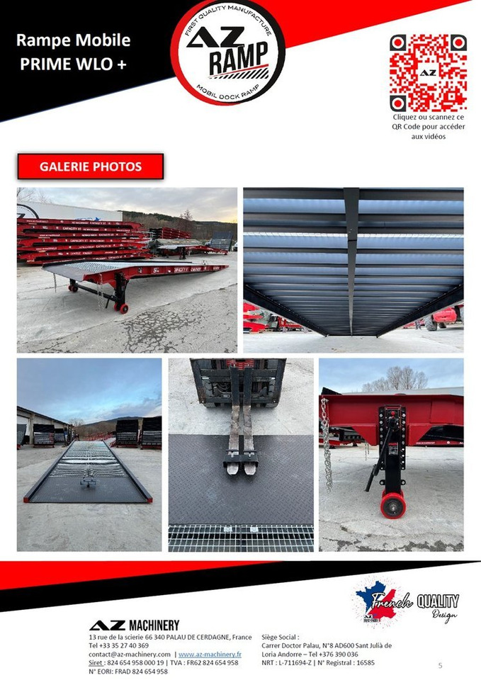 **RENTAL** AZ RAMP-PRIME PRIME WLO + 8 . Industrial Mobil Loading Ramp - Rampa de carga: foto 5 **RENTAL** AZ RAMP-PRIME PRIME WLO + 8 . Industrial Mobil Loading Ramp - Rampa de carga: foto 5