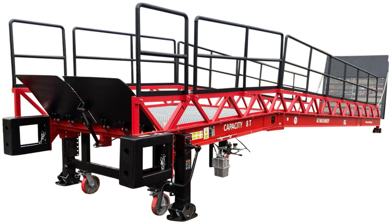 **RENTAL** Loading Ramp with with hydraulic tilting bridge - AZ RAMP - STAR- 8T. 8 ton capacity - Rampa de carga: foto 1 **RENTAL** Loading Ramp with with hydraulic tilting bridge - AZ RAMP - STAR- 8T. 8 ton capacity - Rampa de carga: foto 1