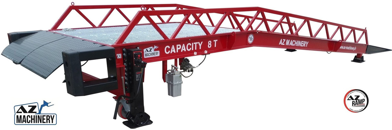 **RENTAL** Loading Ramp with with hydraulic tilting bridge - AZ RAMP - STAR- 8T. 8 ton capacity - Rampa de carga: foto 1 **RENTAL** Loading Ramp with with hydraulic tilting bridge - AZ RAMP - STAR- 8T. 8 ton capacity - Rampa de carga: foto 1