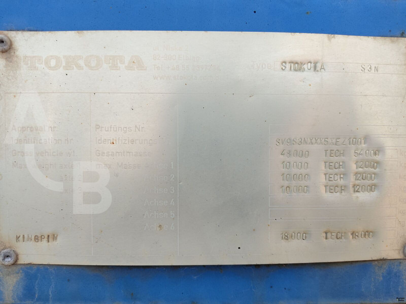 Semirremolque góndola rebajadas Stokota S3N: foto 16 Semirremolque góndola rebajadas Stokota S3N: foto 16