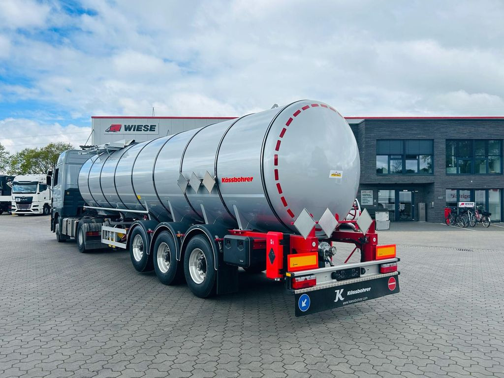 Kässbohrer STS.SS Edelstahl Tankauflieger Bitumen 32m³ - Semirremolque cisterna: foto 1 Kässbohrer STS.SS Edelstahl Tankauflieger Bitumen 32m³ - Semirremolque cisterna: foto 1
