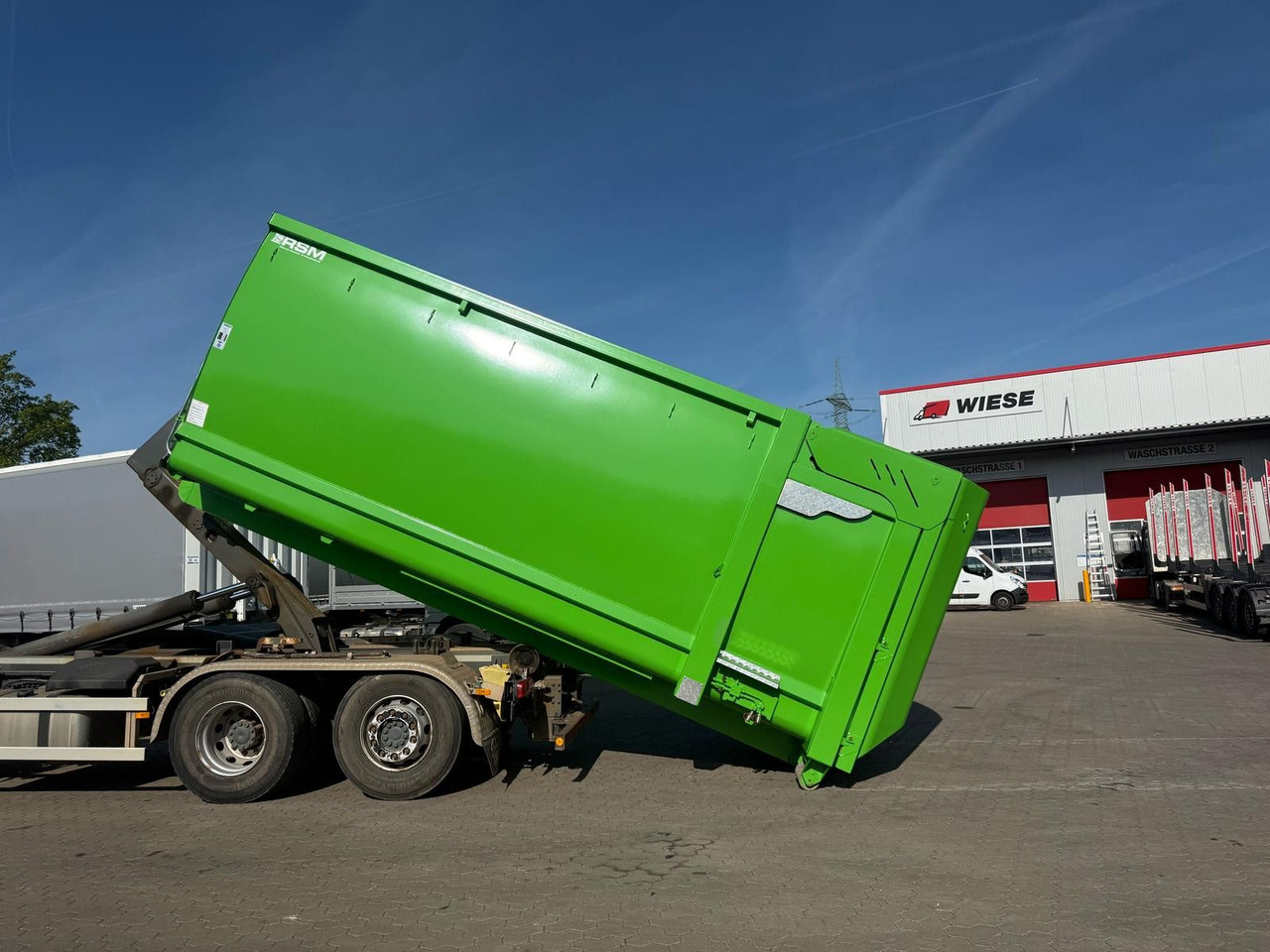 RSM Abrollcontainer 38m³ mit hydr. Heckklappe - Semirremolque portacontenedore/ Intercambiable: foto 1 RSM Abrollcontainer 38m³ mit hydr. Heckklappe - Semirremolque portacontenedore/ Intercambiable: foto 1