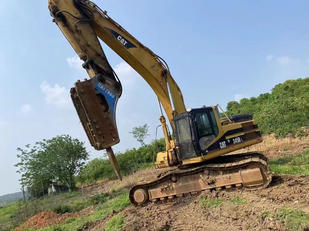 CATERPILLAR 345B - Excavadora de cadenas: foto 1 CATERPILLAR 345B - Excavadora de cadenas: foto 1