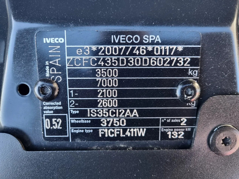 Furgoneta basculante Iveco Daily 35C18 3.0D Kipper Hi-Matic Euro 6 GVW 3500 kg: foto 8 Furgoneta basculante Iveco Daily 35C18 3.0D Kipper Hi-Matic Euro 6 GVW 3500 kg: foto 8
