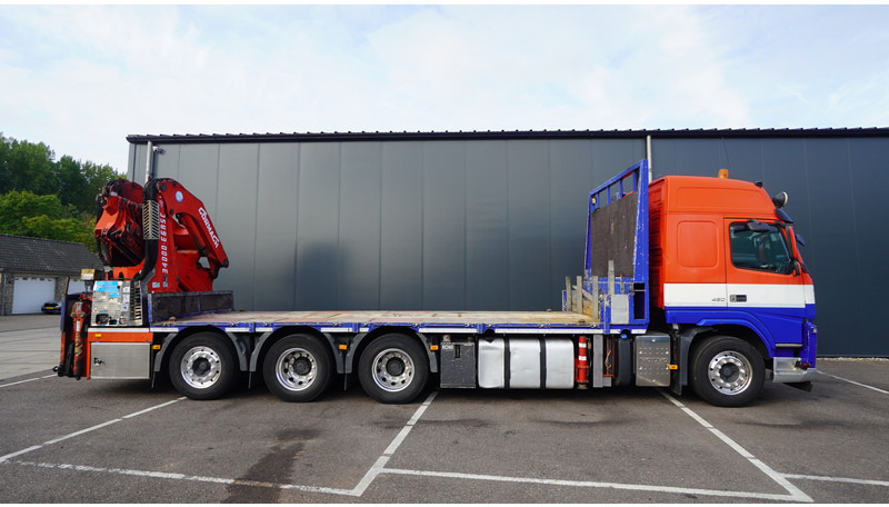 Volvo FM 450 8X4 FLATBED WITH GORMACH 3400E6 CRANE - Camión grúa: foto 4 Volvo FM 450 8X4 FLATBED WITH GORMACH 3400E6 CRANE - Camión grúa: foto 4