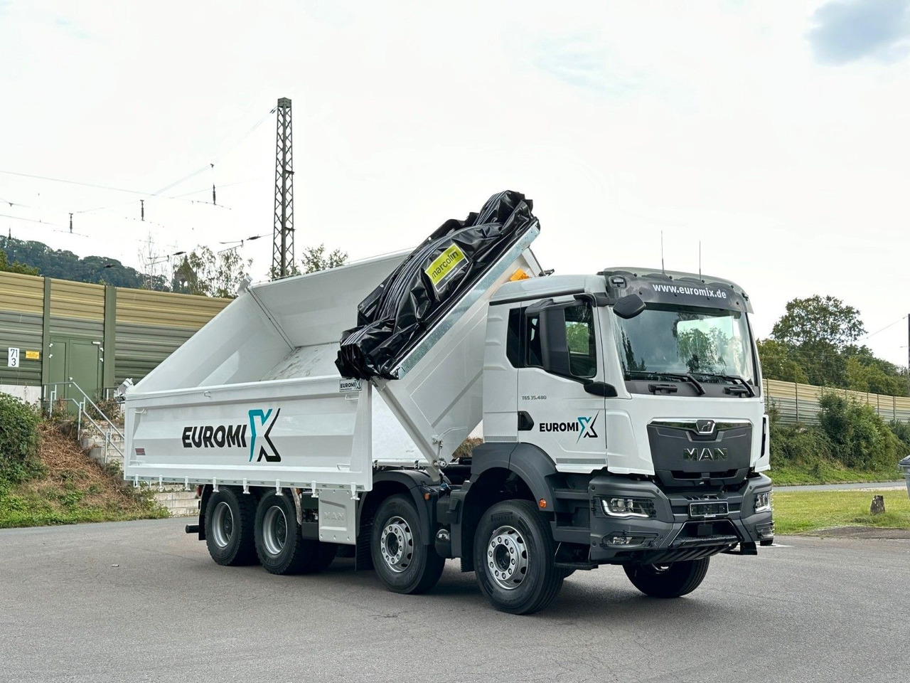 Leasing de  MAN TGS 35.480 8x4 EuromixMTP 3-Seiten-Kipper MAN TGS 35.480 8x4 EuromixMTP 3-Seiten-Kipper: foto 14
