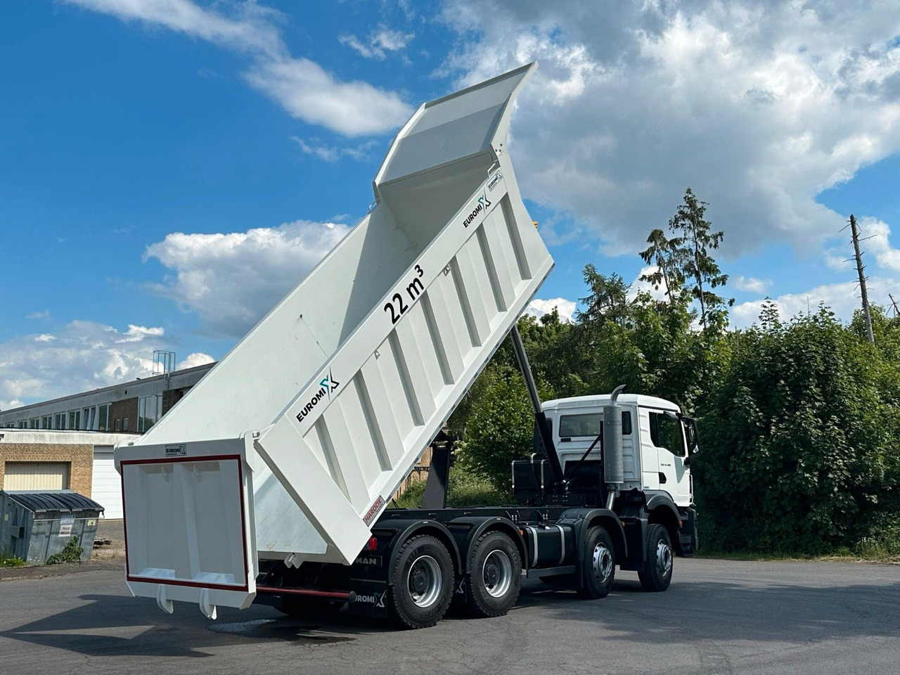 Camión volquete MAN TGS 41.400 8x4 / EUROMIX MTP 22m³/  Eckige Mulde: foto 13