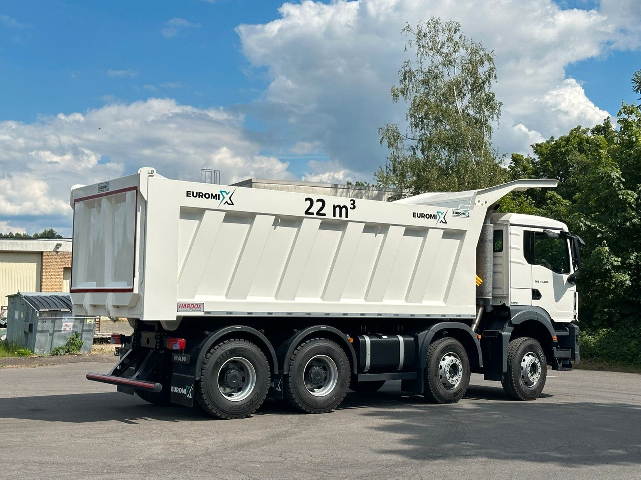 Camión volquete MAN TGS 41.400 8x4 / EUROMIX MTP 22m³/  Eckige Mulde: foto 6