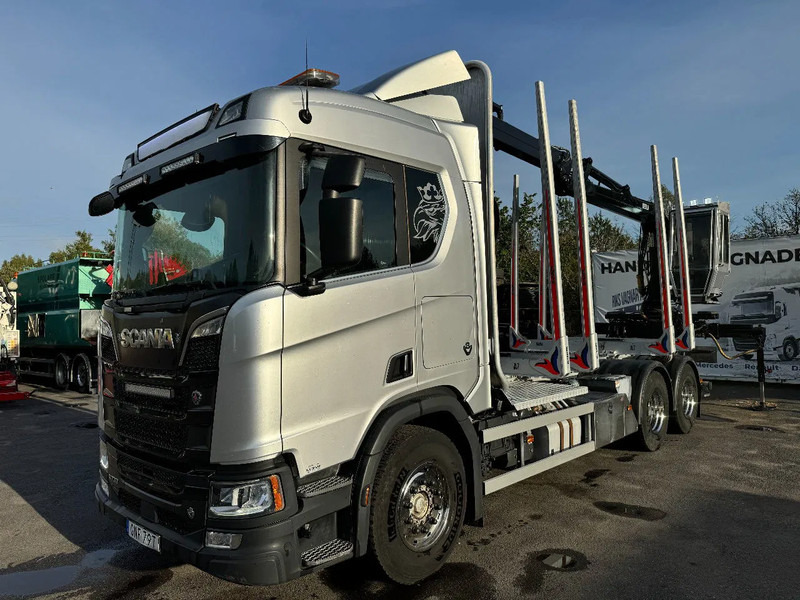 Scania R730 V8 6X4, Retarder,Timber-truck + Kesla, 2020 - Camión forestal, Camión grúa: foto 3 Scania R730 V8 6X4, Retarder,Timber-truck + Kesla, 2020 - Camión forestal, Camión grúa: foto 3