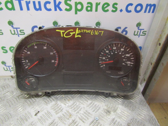 Sistema eléctrico para Camión MAN TGL CLOCK CLUSTER P/NO 81.27202.6167: foto 1
