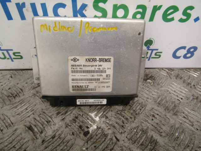 RENAULT MIDLUM DCI ABS/ASR ECU P/NO 486104049/5010453009 - Sistema eléctrico para Camión: foto 1 RENAULT MIDLUM DCI ABS/ASR ECU P/NO 486104049/5010453009 - Sistema eléctrico para Camión: foto 1