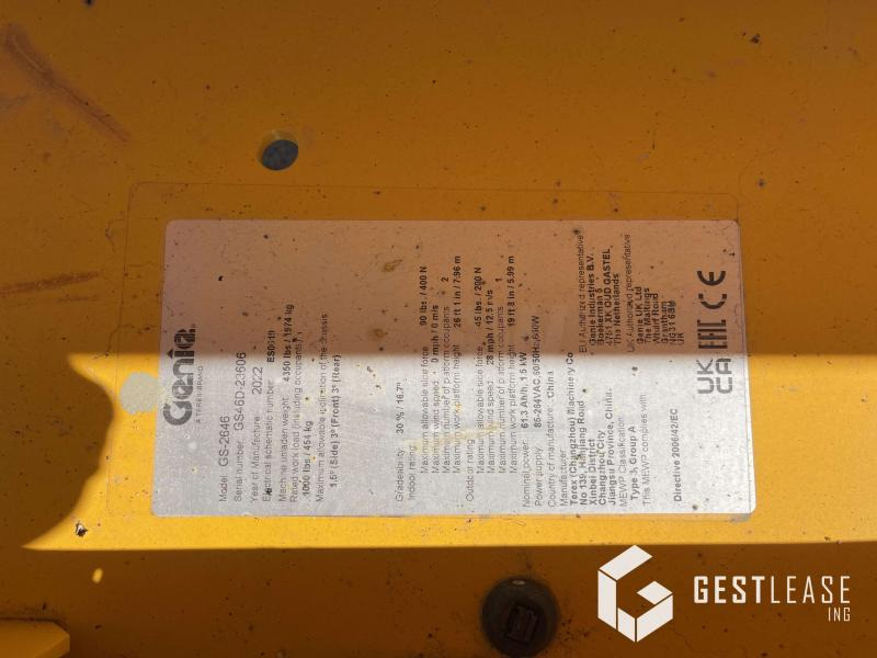 Leasing de Genie GS-2646 Genie GS-2646: foto 17
