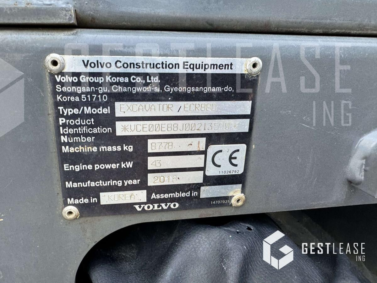 Volvo ECR88D - Excavadora de cadenas: foto 5 Volvo ECR88D - Excavadora de cadenas: foto 5