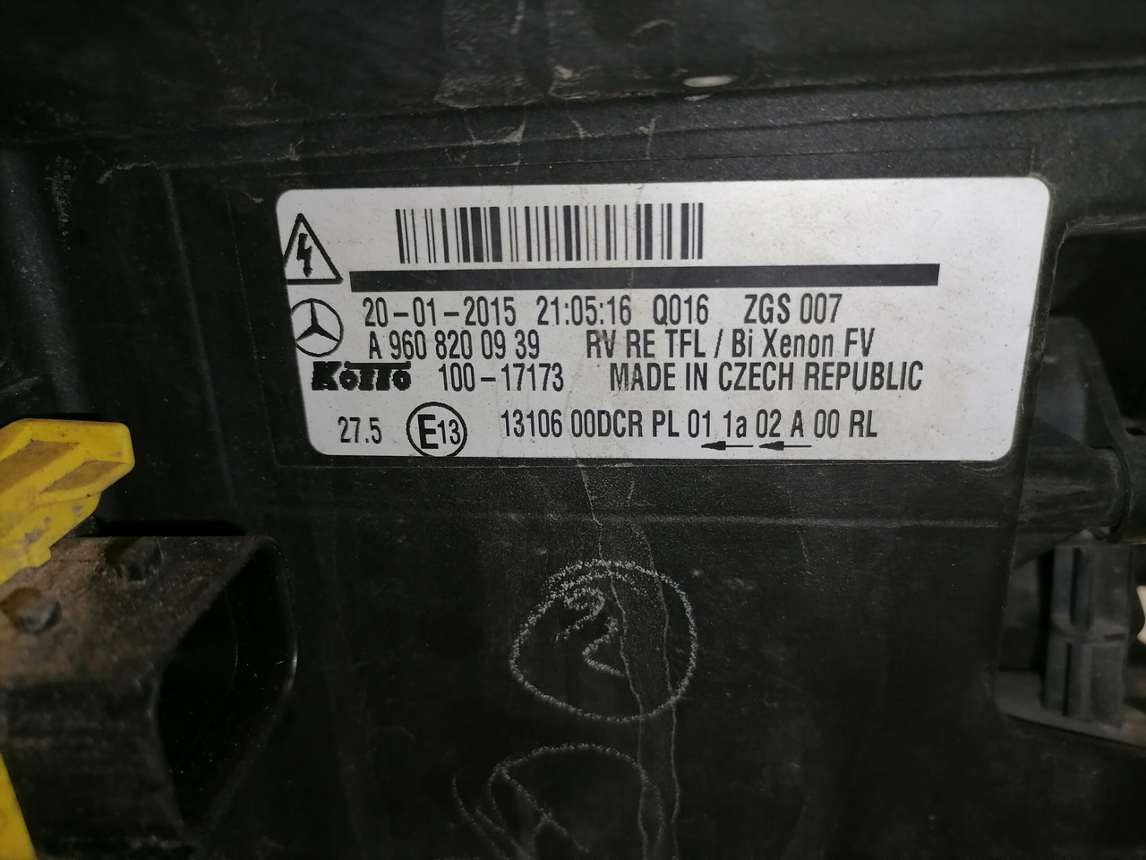Mercedes-Benz Esituli, xenon A9608200939 - Luz/ Iluminación para Camión: foto 5 Mercedes-Benz Esituli, xenon A9608200939 - Luz/ Iluminación para Camión: foto 5