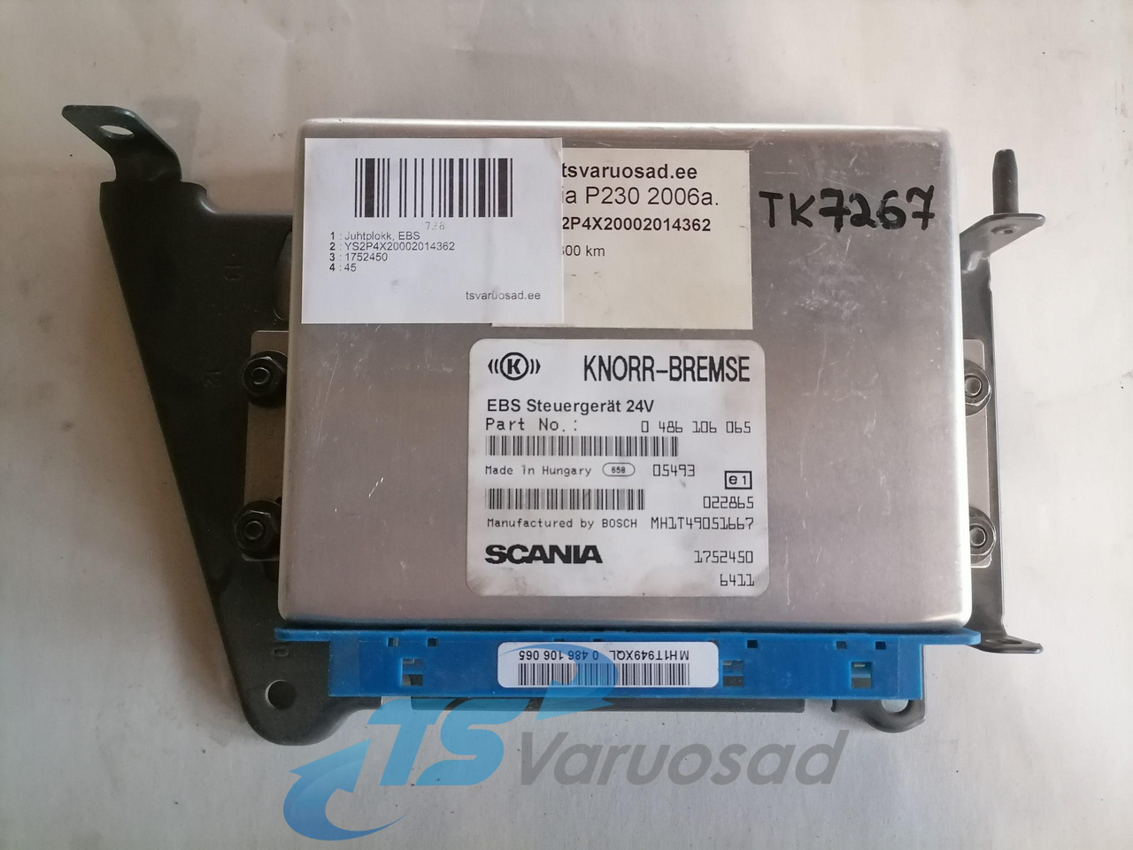 Scania Ecu, EBS 1752450 - Unidad de control para Camión: foto 2 Scania Ecu, EBS 1752450 - Unidad de control para Camión: foto 2